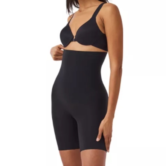SPANX High Power Short Very Black (1X) NWT! - Picture 2 of 9
